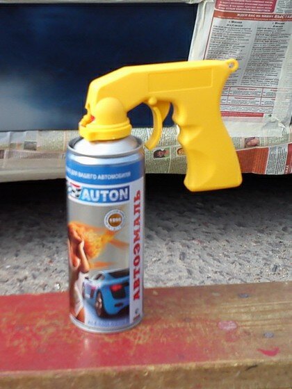 Насадка на аэрозольный баллончик.