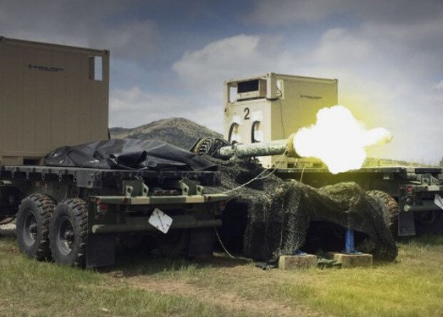 Рельсотрон на 3 мегаджоуля. Картинка с сайта https://nplus1.ru/