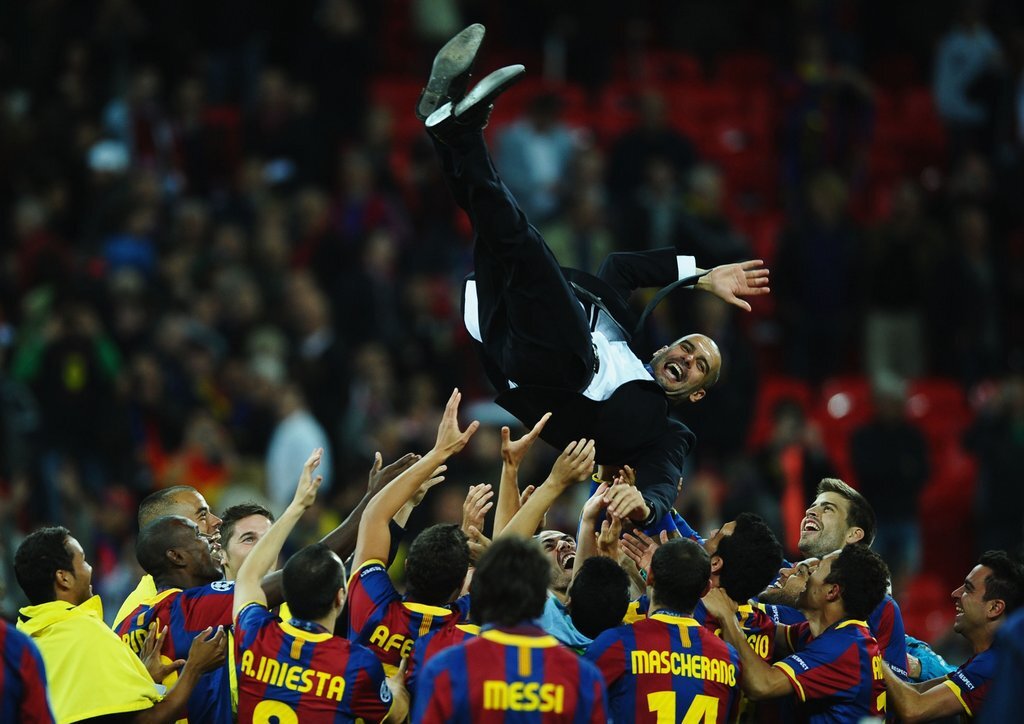 Барселона Гвардиолы.