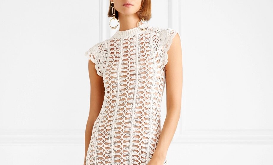 Вязаное платье