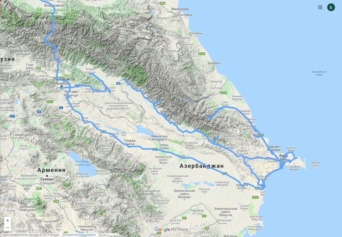 Трек нашего маршрута