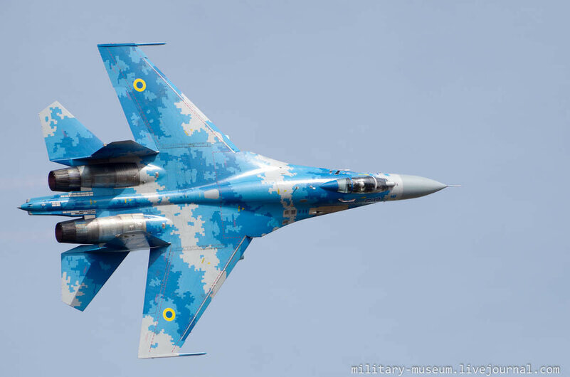 1. Су-27 ВВС одного из осколков Российской империи на авиашоу Czech International Air Fest CIAF-2016 в Градец-Кралове. Это и последующие фото сделаны автором в 2016 г.