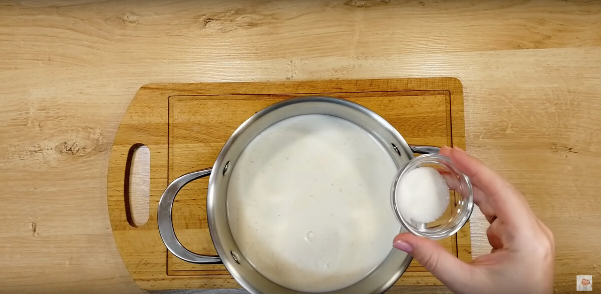 Необычное мороженое из манки