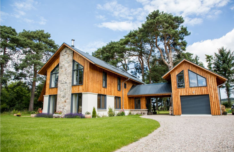 Дом из закрытой панели