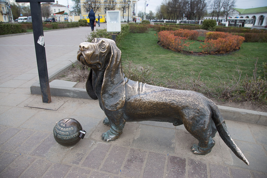 Памятник собаке пожарнику в костроме фото