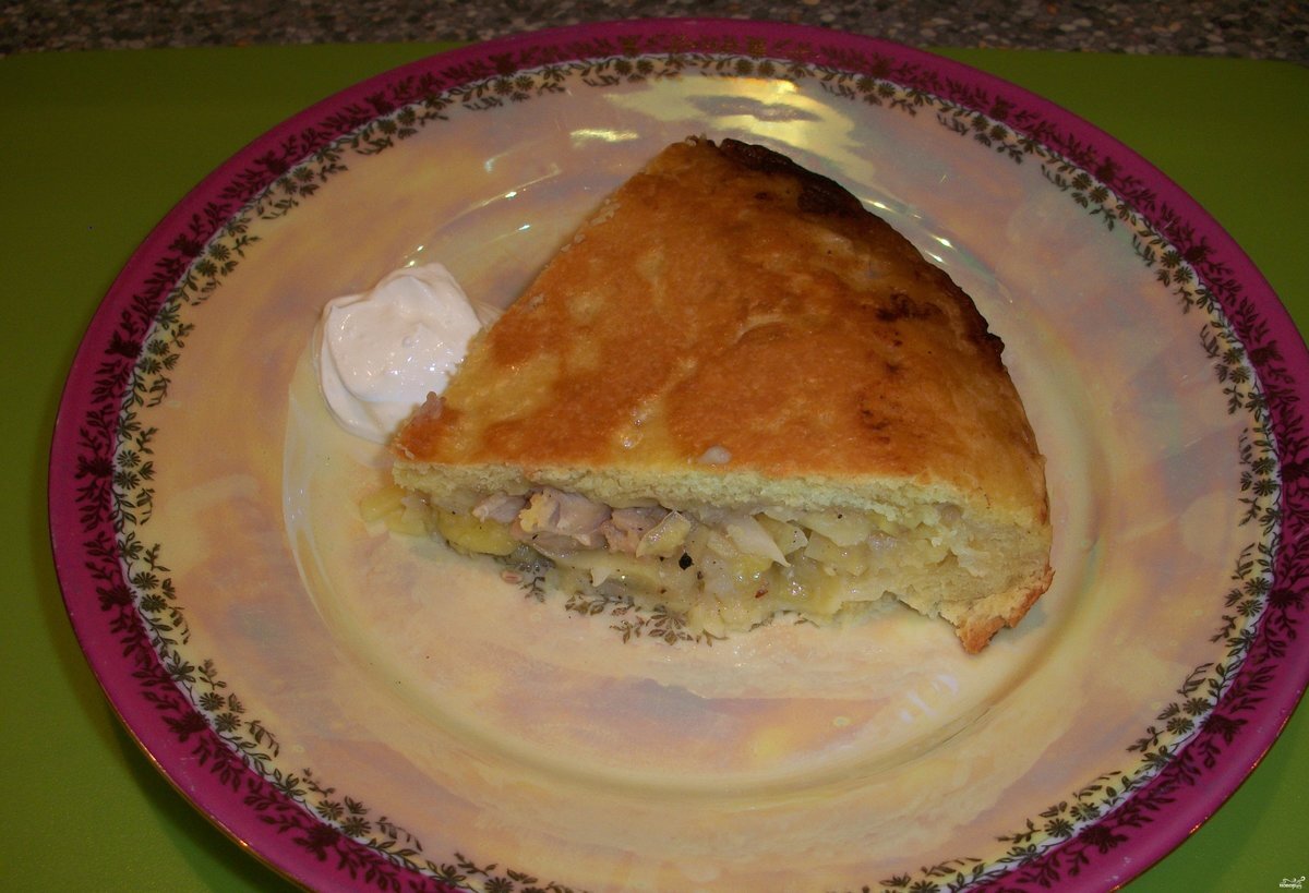 Тесто пропекается великолепно!