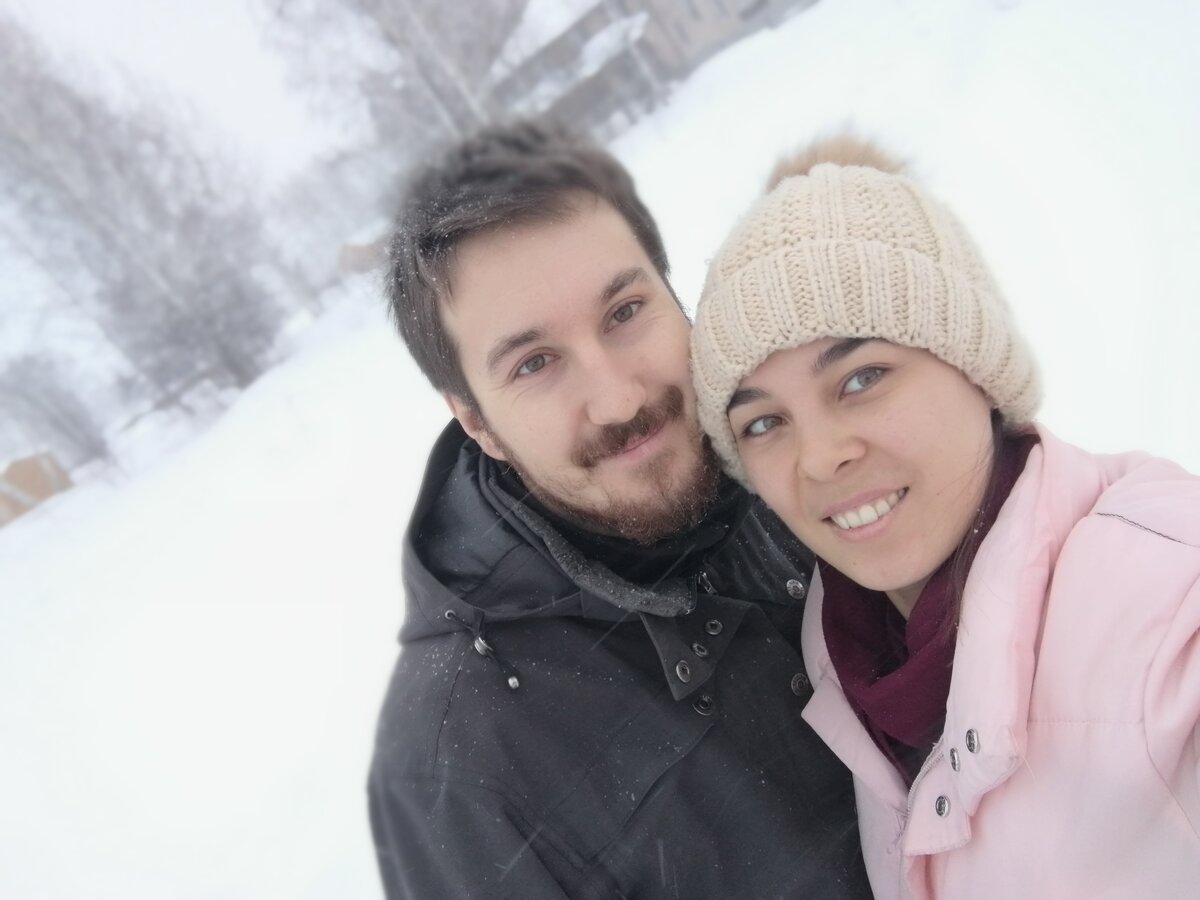 16 декабря 2018 года. Первое фото на месте будущего дома