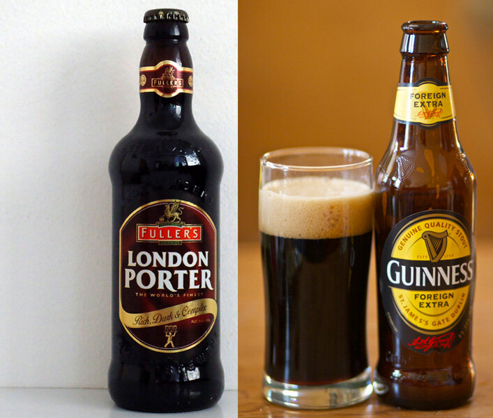 Портер и стаут. Источник: wikipedia.org