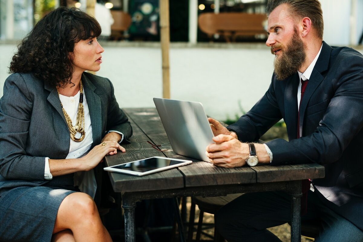 Source: https://www.pexels.com/photo/agreement-beard-brainstorming-business-615475/