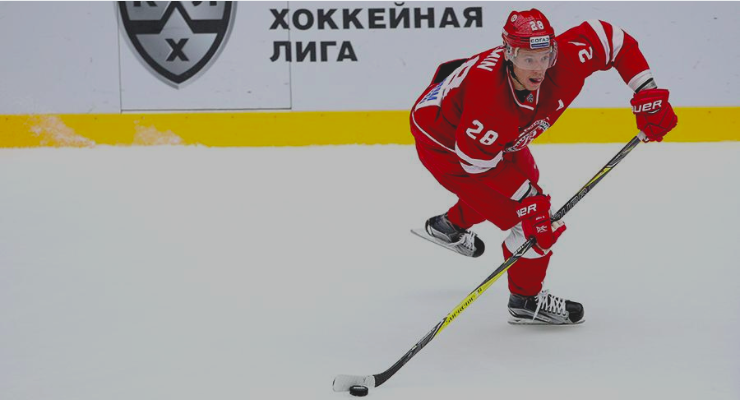Александр Сёмин - лучший бомбардир «Витязя» на старте сезона КХЛ 2019/2020.