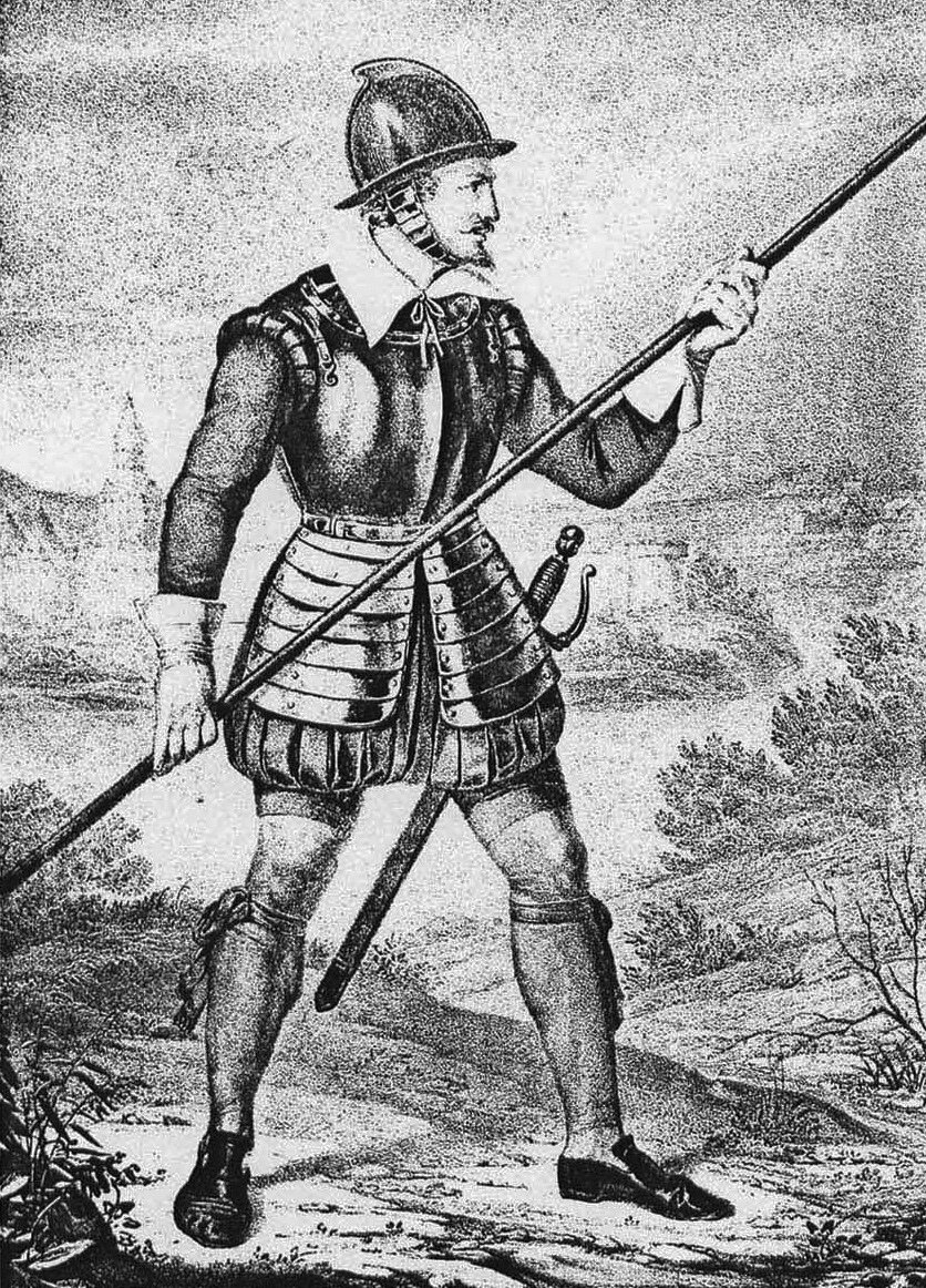 Двуручное копьё - грозное оружие в руках умелого человека