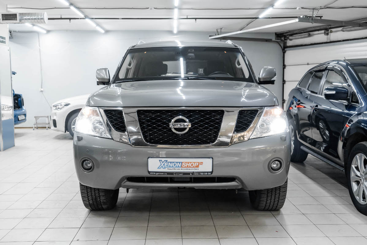 Ремонт запотевшей фары Nissan Patrol