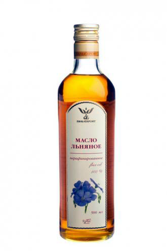 Рис. 1 - Масло льяное нерафинированное.