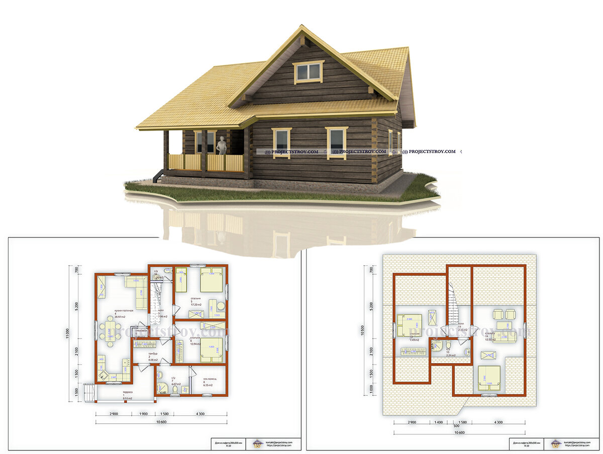 деревянный дом в теплый угол