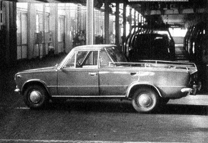 Идея пикапа первоначально прорабатывалась еще на ваз 2101