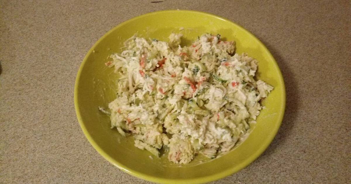 Быстрый и легкий салат "Русалочка"