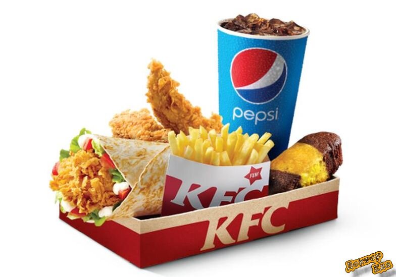 Ланч 5 за. KFC комбо 5 за 200.