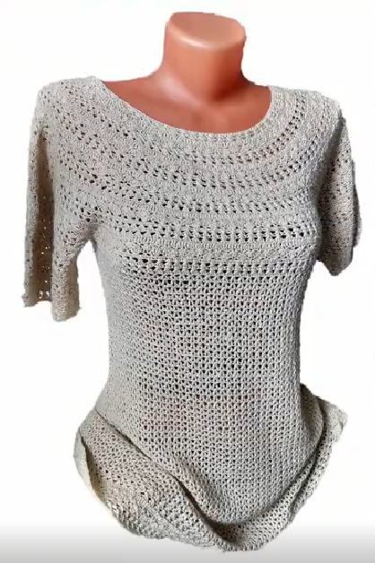 туника крючком