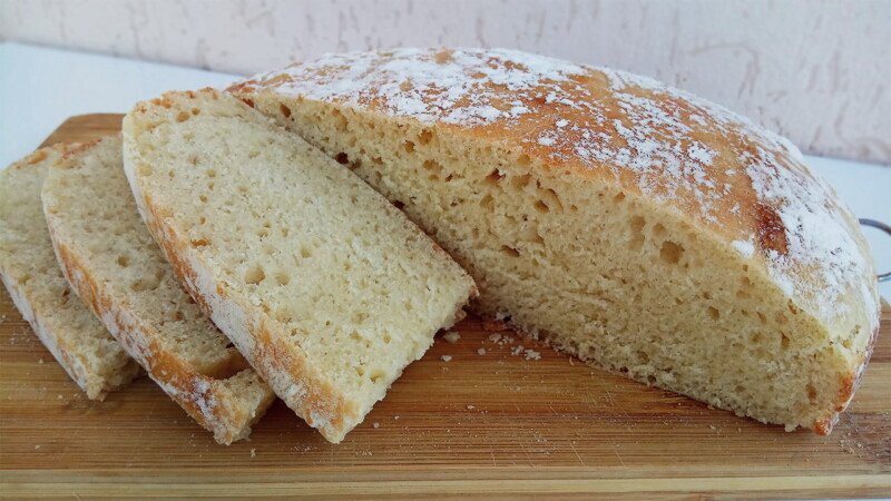 Домашний хлеб без дрожжей