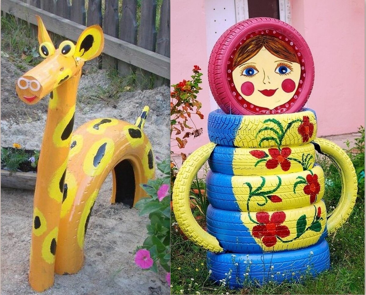 Поделки для дачи