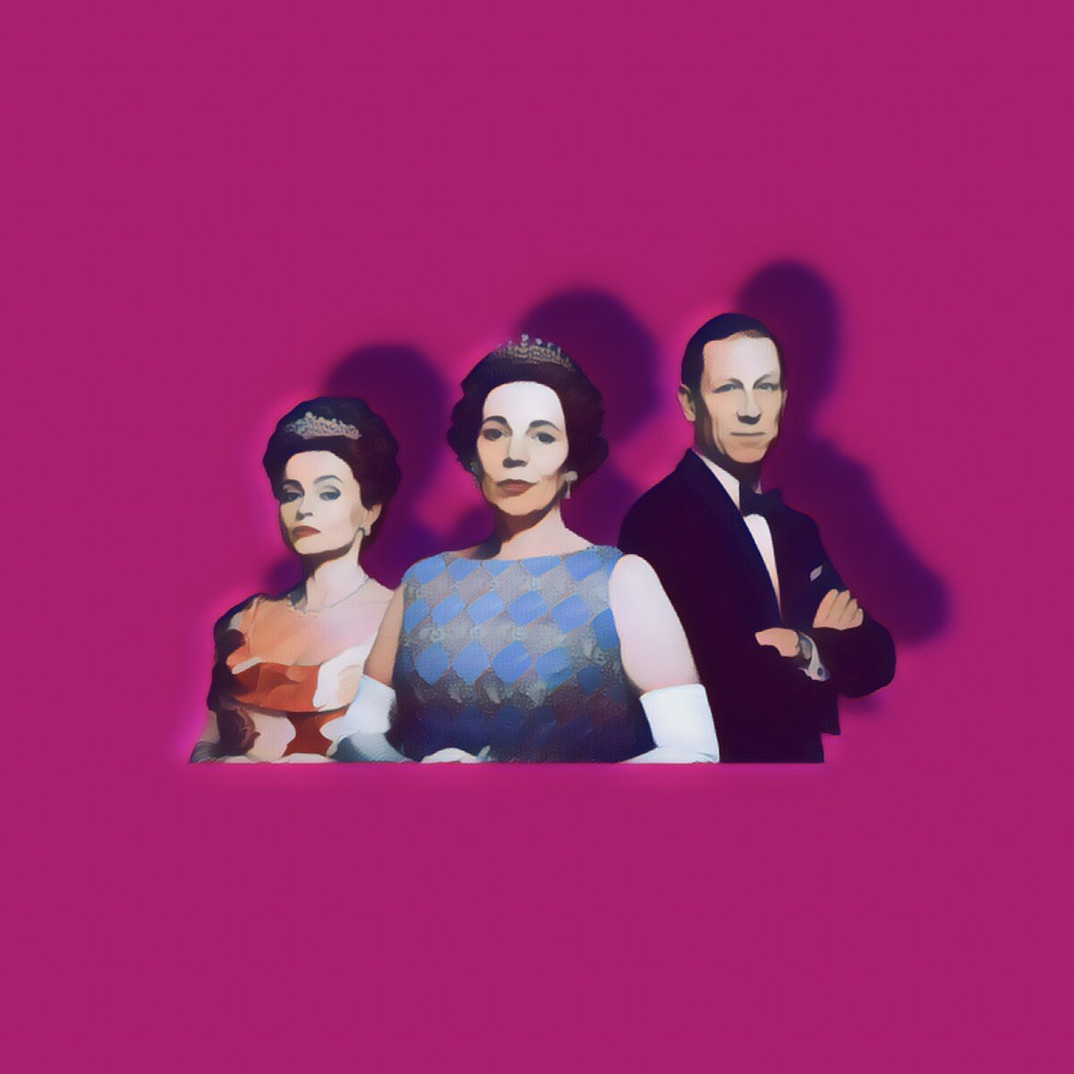 Арт по мотивам сериала "Корона" (подготовлен filmhuset)