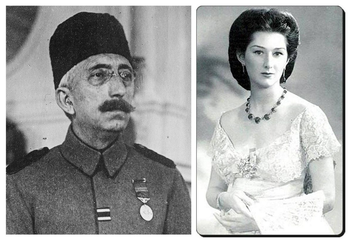 Махмед VI  и его внучка Фатма Назлишах