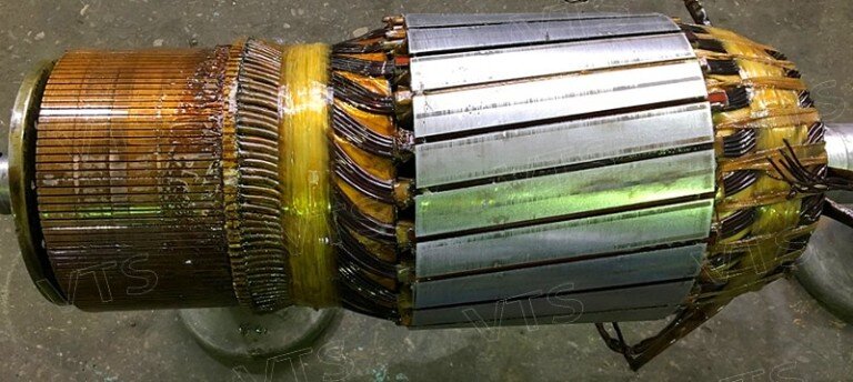 Якорь электродвигателя Шраге Рихтера. Фото из открытых источников.