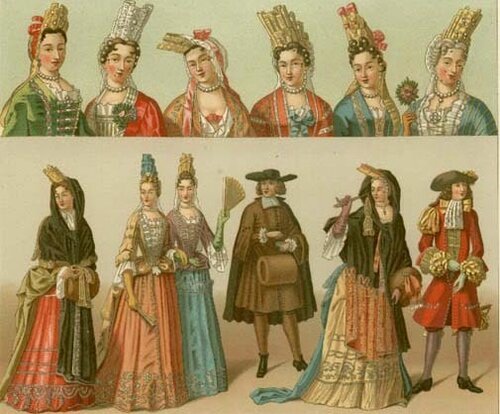 Мода времен Людовика 14