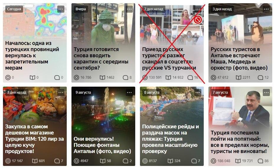 Тема про скандал русских и турчанок интересная - но неугодная, по всей видимости