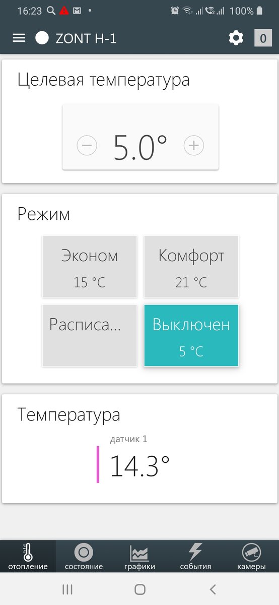 То, что установлено сейчас.