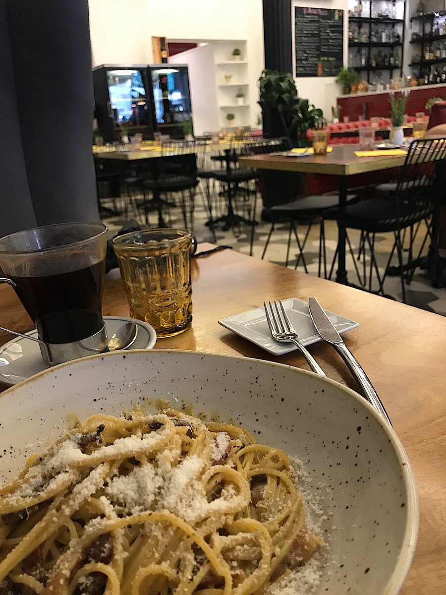 Это тоже паста, которую я ела в Италии, в Риме