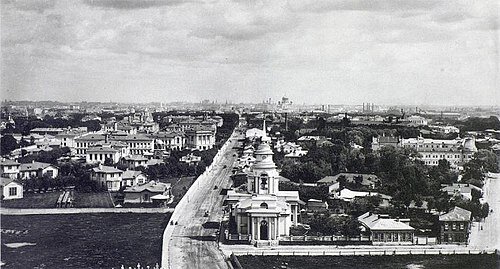 Клинический городок (вид с колокольни Новодевичьего монастыря)