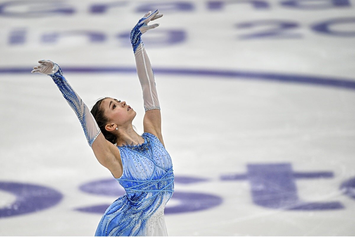 Камила Валиева тройной Аксель