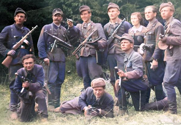 Группа бандеровских партизан 