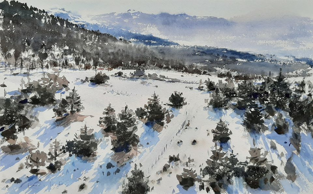 Серданья, 38x56 СМ (2020) Серданья, акварель Сеск Фарре
https://cescfarre.com/en/sketchbook-2/
