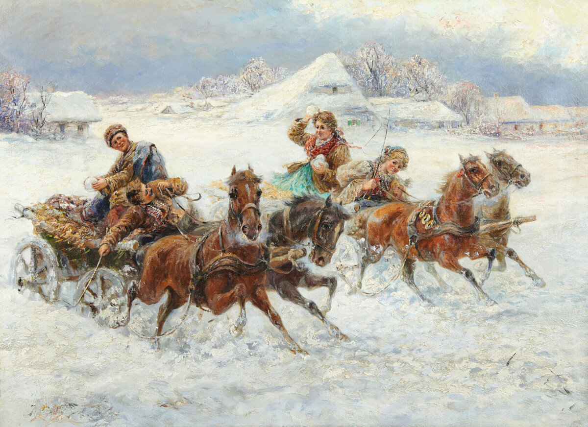 Картина тройка сурикова