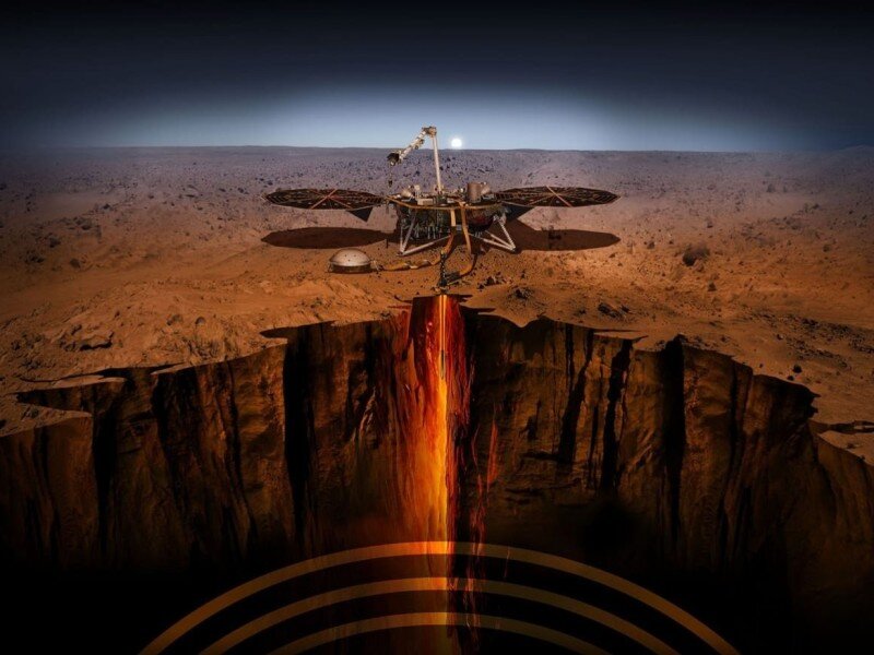    Марсианская станция InSight отправила своё прощальное селфи
