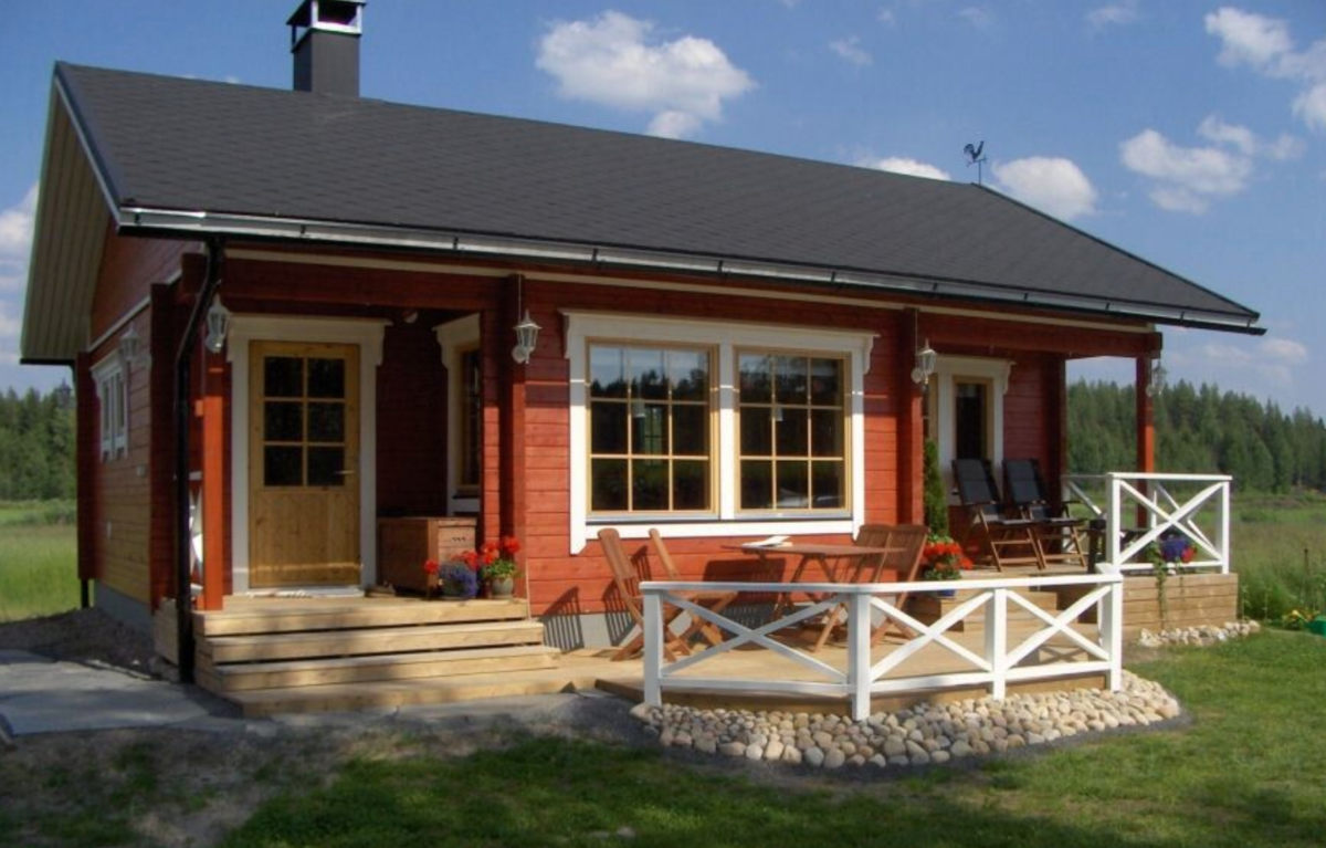 Дом из клееного бруса 1 этажный kontio. Дом в стиле сканди снаружи. Сканди хаус одноэтажный. Скандинавский дом одноэтажный. Финский дом контио одноэтажный.