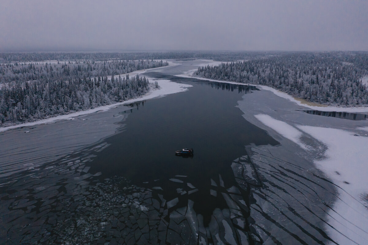 Умба Мурманская область зима