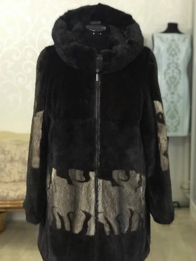 Переделка пальто из меха норки. Ателье Ирины Берзиной.