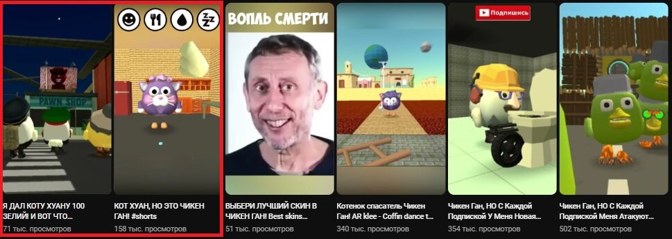 Столько просмотров мне принесли последние короткие видео.