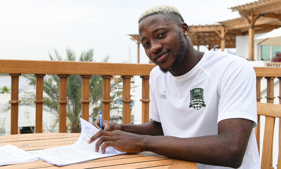    Мозес Кобнан Дэвид теперь будет играть в РПЛ. Фото: ФК "Краснодар"