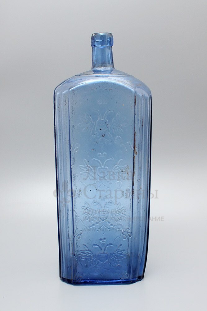 Большая старинная бутылка из-под водки «Смирновъ», Россия, конец 19 века. В продаже! Фото с нашего сайта dvaveka.ru