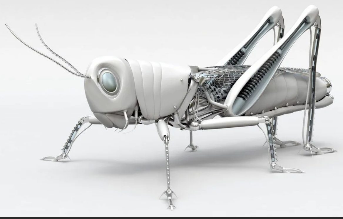 Кузнечик-робот