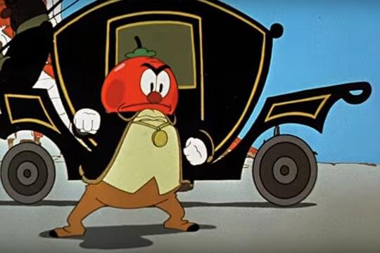 Синьор Помидор в мультфильме «Чиполлино», 1961 год 

