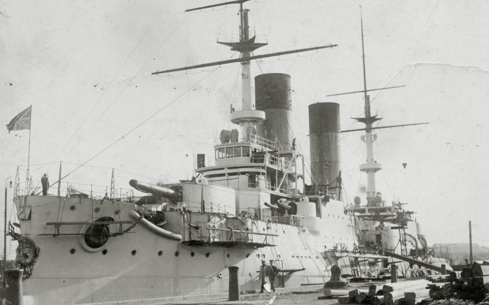 «Александр III» в достройке, 1903 г. Ист.: tsushima.su