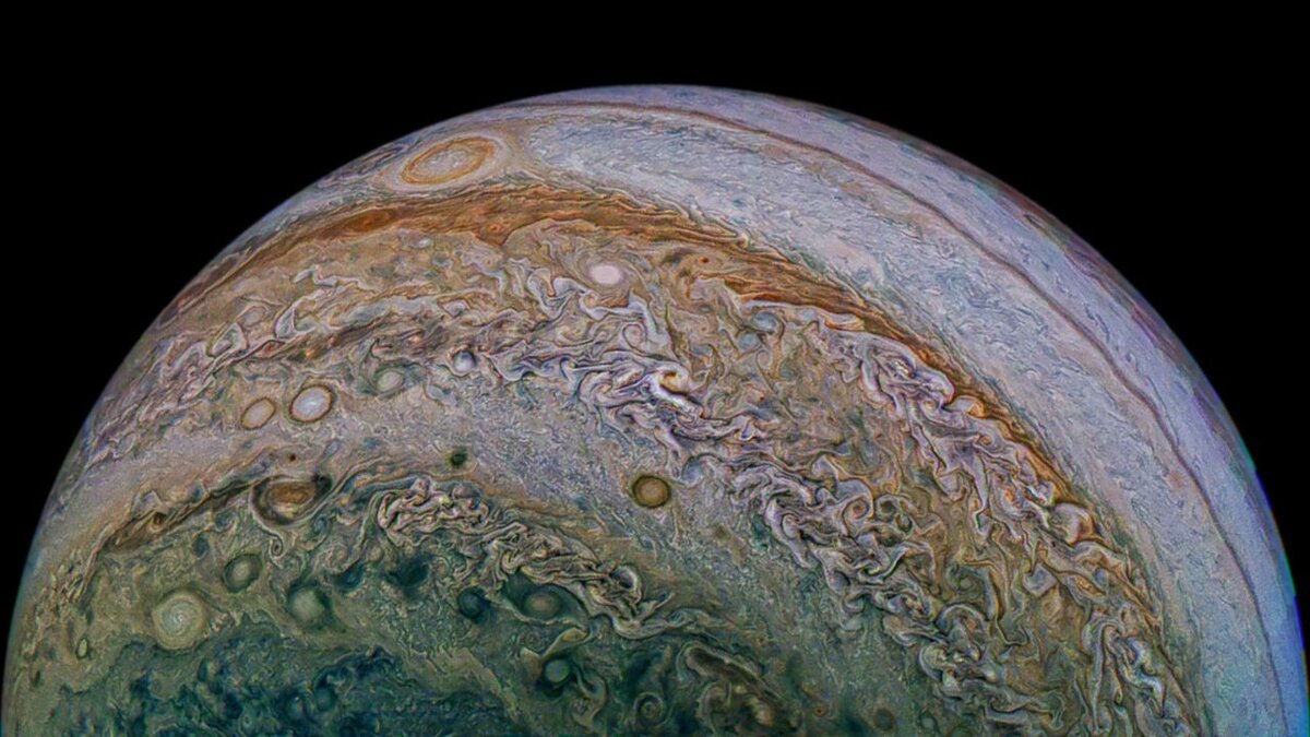 Космический аппарат Юнона снимки Юпитера