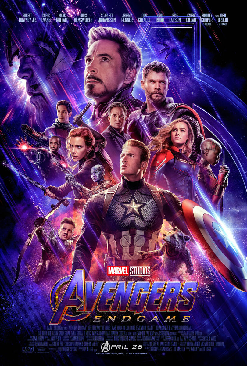 Автор: Marvel studios/Disney. Источник: https://www.marvel.com/articles/movies/avengers-endgame-poster-2