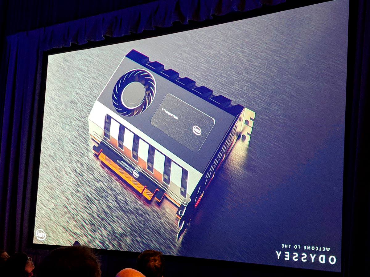 Как будет выглядеть новая видеокарта от Intel