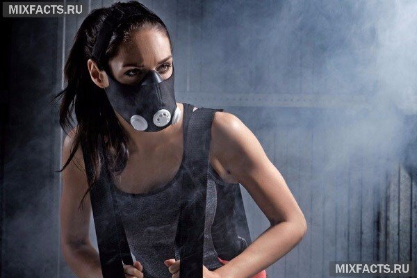 Маска для тренировок ограничитель дыхания Motion Mask купить недорого в Украине